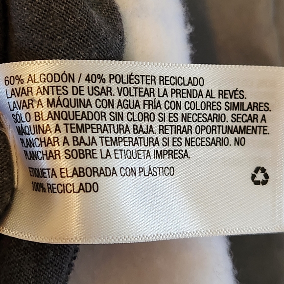 Cat & Jack sharkbite hem dress Size 10/12 Grey geometric patten - Picture 10 of 10